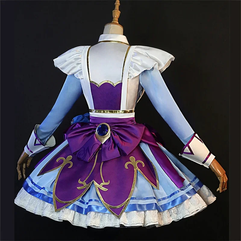 Anime Cosplay Cafe - QQ78Request7Game LOL เกวนเครื่องแต่งกายตุ๊กตารองเท้าวิกผมคอสเพลย์อะนิเมะคาเฟ่คิวตี้หวานโลลิต้าชุดแม่บ้านชุดสำหรับหญิง