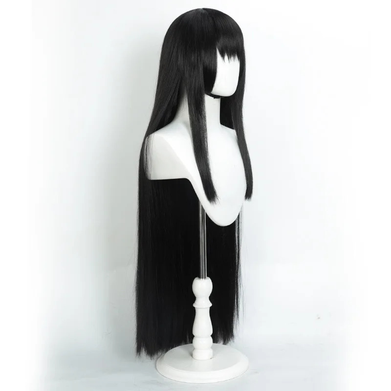 Anime Cosplay Girl With Black Hair - 2025 11 วิกผมโกธิคทารโออะนิเมะ SAKAMOTO DAYS ออซารางิคอสเพลย์ผมตรงสีดำ