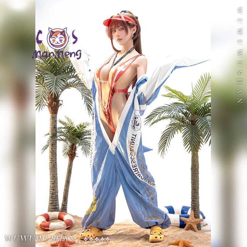 Anime Cosplay Bikini - ชุดคอสเพลย์ชุดว่ายน้ำ Marciana NIKKE เทพีแห่งชัยชนะ ชุดบิกินี่จั๊มสูทพร้อมผ้าคลุมไหล่สำหรับผู้หญิง ดีไซน์เซ็กซี่ใหม่ล่าสุดสำหรับงานปาร์ตี้ฤดูร้อนและชายหาด