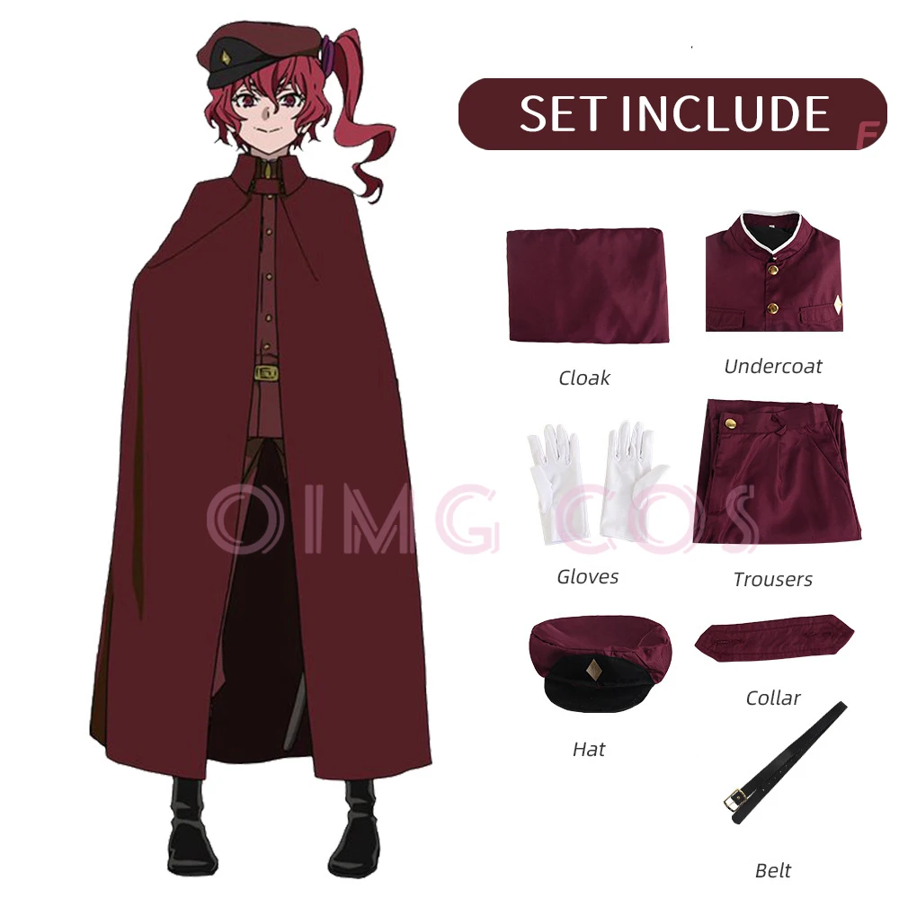 Cosplay Anime Top - โอคุระ เทรุโกะคอสเพลย์ ซุเอฮิโระ เทคโชะเครื่องแต่งกายบุงโก สเตรย์ ด็อกส์วิกผมผู้ใหญ่