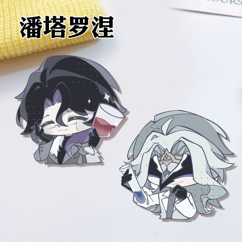 Cosplay Anime Top - เก็นชิน อิมแพ็ค ดอทโตเร่ ปันตาโลนอะนิเมะเกมอะคริลิคเข็มกลัดคอสเพลย์ป้ายอุปกรณ์เสริมสำหรับเสื้อผ้ากระเป๋าเป้สะพายหลังของขวัญ