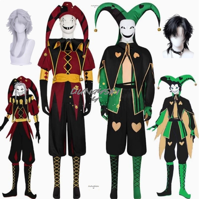 Anime And Cosplay Expo 2025 - ชุดคอสเพลย์ตัวตลกพีรอร์ตจาก Freak Circus พร้อมวิกผม สำหรับเกมส์ 2025