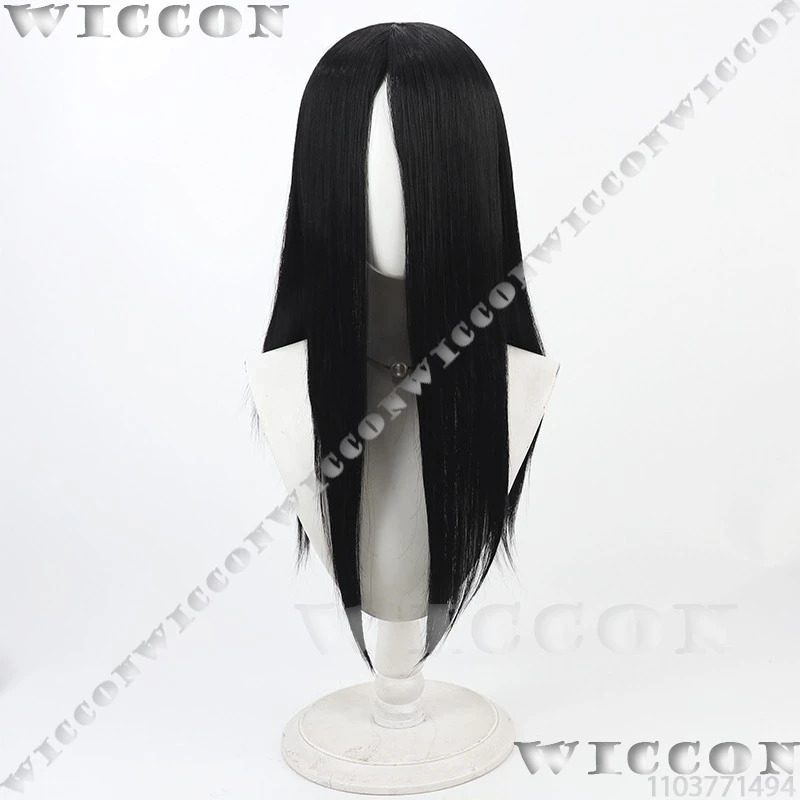 Anime Cosplay Girl With Black Hair - นาตสึโกะ ฮิโรเสะ เซนชู อะนิเมะคอสเพลย์พร็อพวิกผมสีดำผมยาวตรงผู้หญิงสาวผู้ชายฮาโลวีนผู้หญิงคอสชุดที่กำหนดเอง n;8