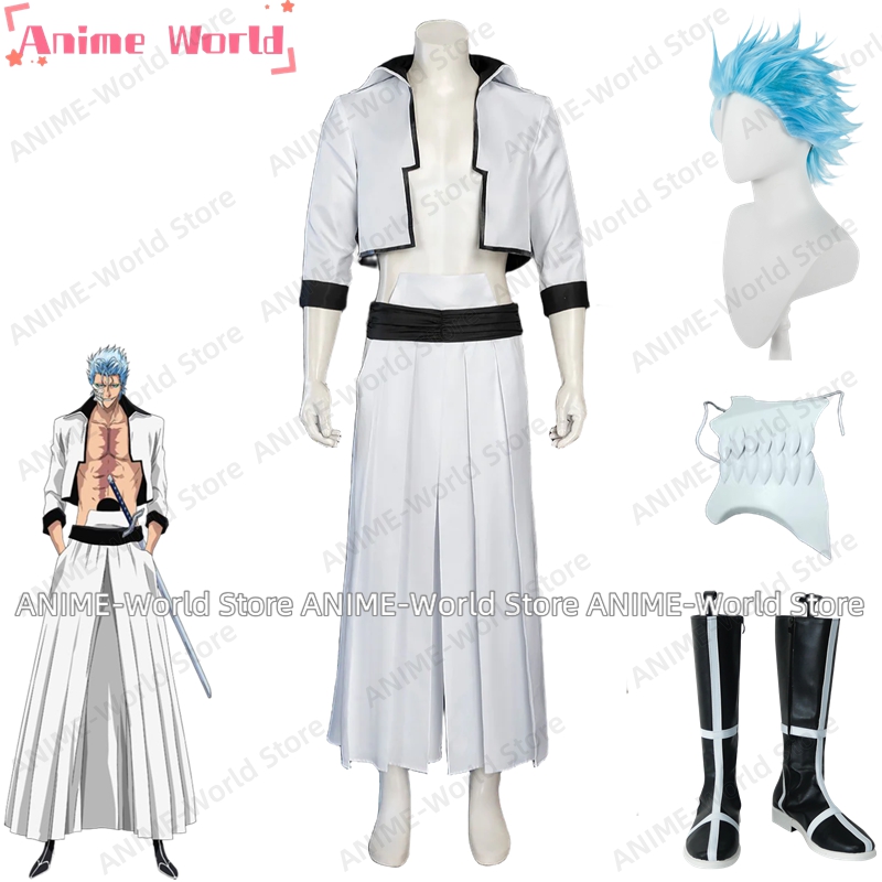 Anime Cosplay With Mask - ชุดคอสเพลย์อนิเมะกริมโจว เยเกอร์จาเกซ ขนาดสั่งทำ พร้อมวิกผม รองเท้า หน้ากาก