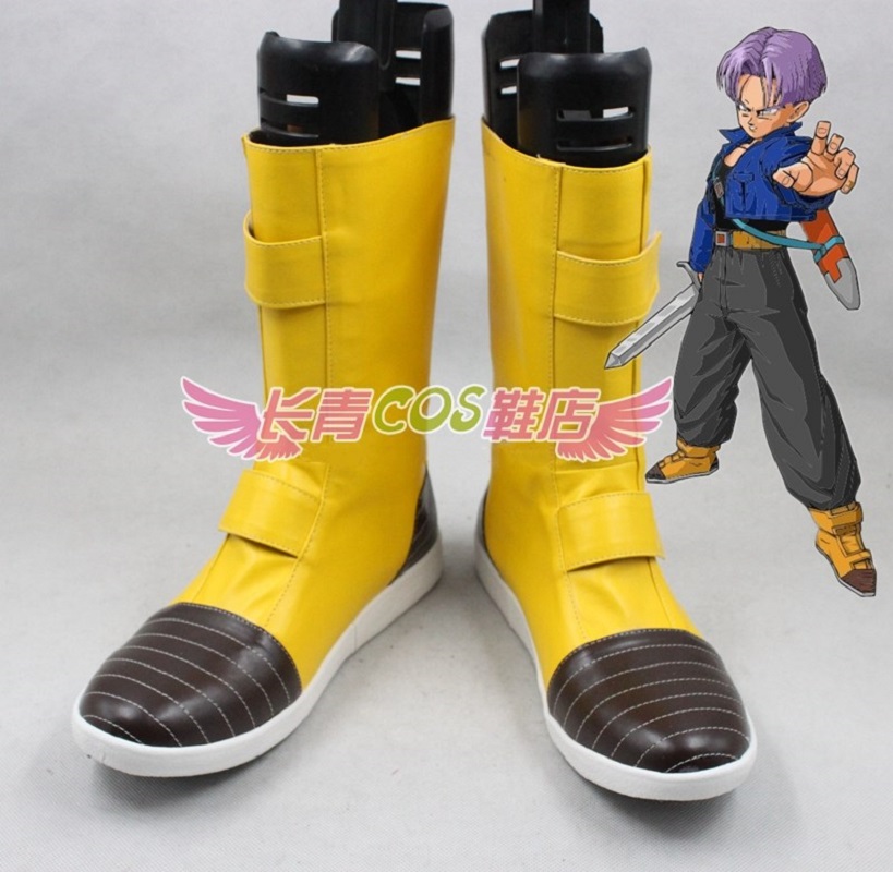 Anime Cosplay Armor - JP Anime dbz trunks torankusu รองเท้าชุดคอสเพลย์ผู้หญิงรองเท้าบูทหนังสังเคราะห์แฮนด์เมด