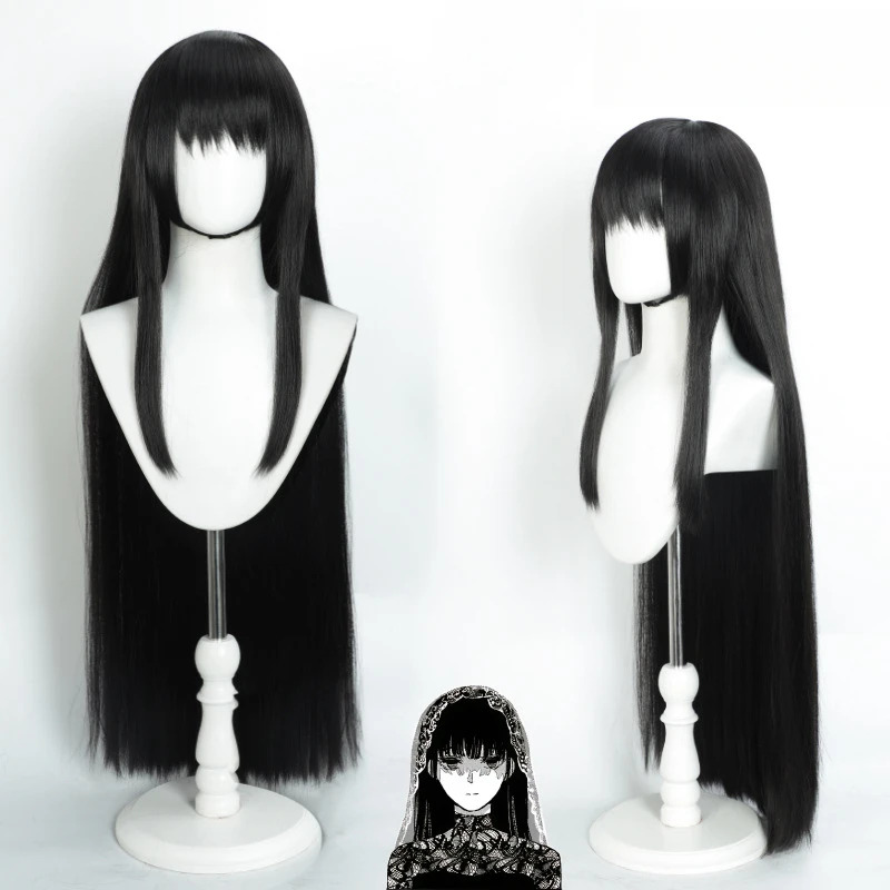 Anime Cosplay Girl With Black Hair - QQ28LQOsaragi วิกผมโกธิคทารโออะนิเมะ SAKAMOTO DAYS Osaragi Cosplay