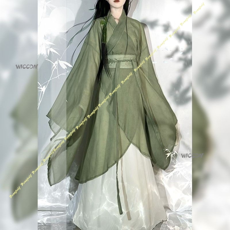 ชุดคอสเพลย์ฮั่นฝูงจีน แขนยาว ค - Anime Cosplay Girl With Black Hair บทวิจารณ์และราคา