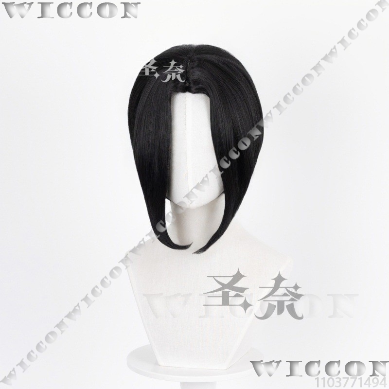 วิกผมสั้นสีดำสไตล์ Y2K สำหรับค - Anime Cosplay Girl With Black Hair บทวิจารณ์และราคา