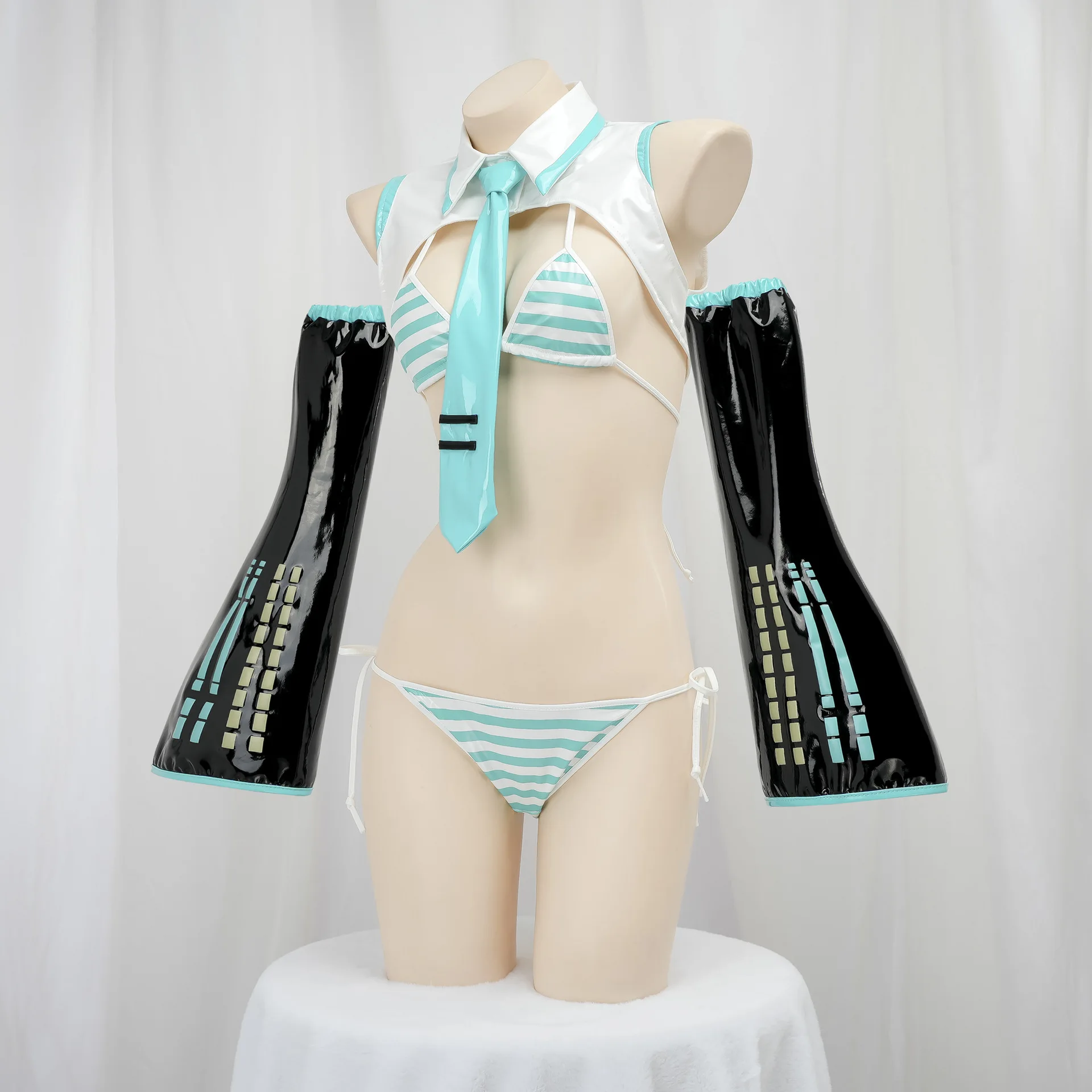 อะนิเมะเกมมิคุคอสเพลย์มิคุสูตร - Anime Cosplay Bikini บทวิจารณ์และราคา