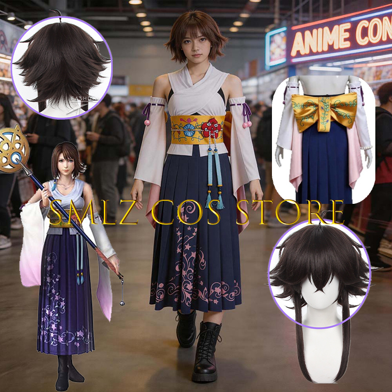 Smlz FFX ยูน่าคอสเพลย์อะนิเมะ  - Cosplay Anime Top บทวิจารณ์และราคา