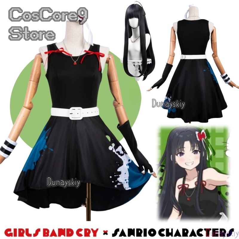 ชุดคอสเพลย์ซูบารุ อาวา ชุดเจ้า - Anime Cosplay Girl With Black Hair บทวิจารณ์และราคา