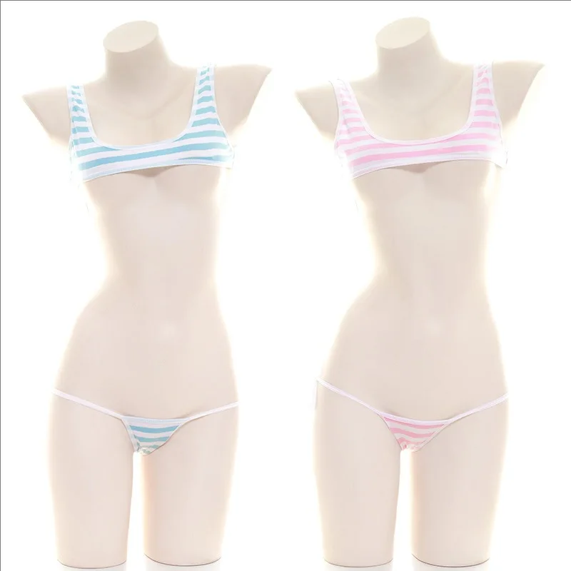 ชุดว่ายน้ำบิกินี่สามชิ้นสไตล์อ - Anime Cosplay Bikini บทวิจารณ์และราคา