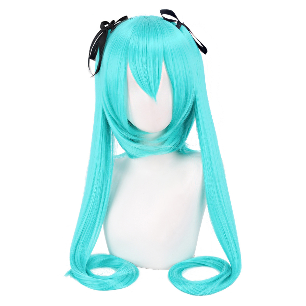 วิกผมคอสเพลย์สังเคราะห์ อนิเมะ - Anime Cosplay Girl With Black Hair บทวิจารณ์และราคา