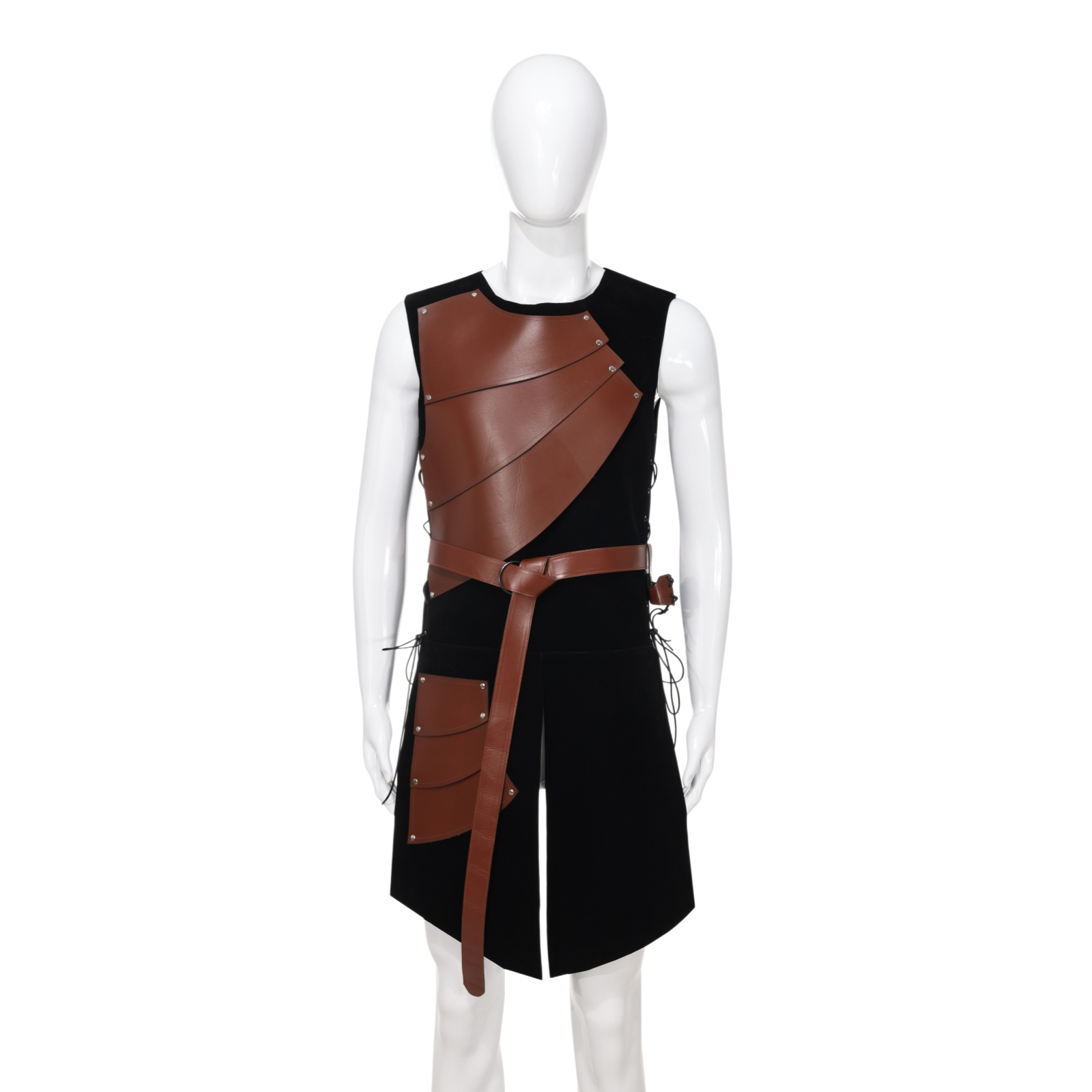 ชุดเกราะหนังเทียมแบบไม่มีแขนสำ - Anime Cosplay Armor บทวิจารณ์และราคา