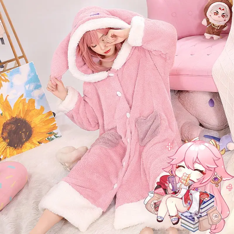 เซ็ต piyama Anime Zhongli Xiao - Cosplay Anime Yae Miko บทวิจารณ์และราคา