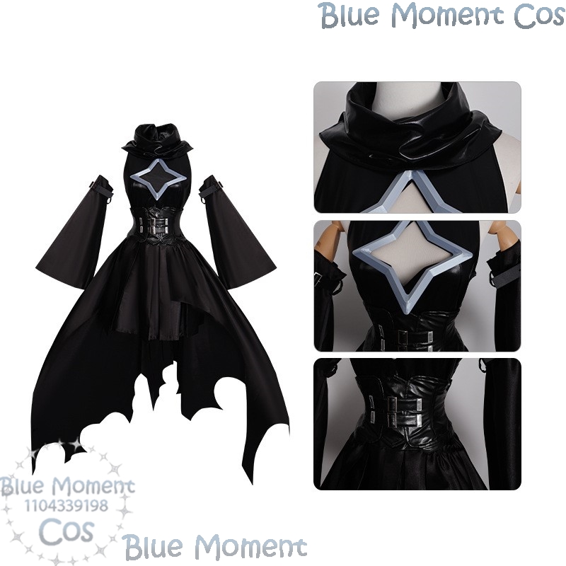 ชุดคอสเพลย์เกม Golden Darkness - Anime Cosplay Girl With Black Hair บทวิจารณ์และราคา