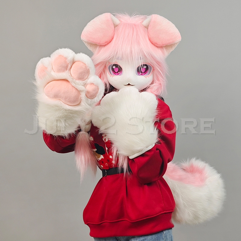 หน้ากากคอสเพลย์ขนฟูน่ารักแบบ K - Anime Cosplay With Mask บทวิจารณ์และราคา