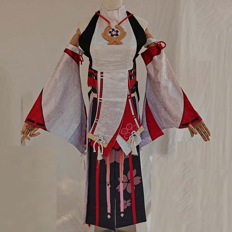 Yae Miko ชุด Guuji Yae คอสเพลย - Cosplay Anime Yae Miko บทวิจารณ์และราคา