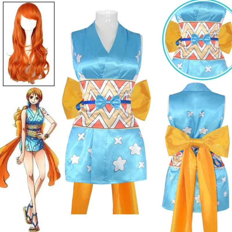 ชุดคอสเพลย์นามิ พร้อมวิกผม ชุด - Anime Cosplay One Piece บทวิจารณ์และราคา